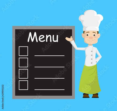 Chef - Presenting Menu List