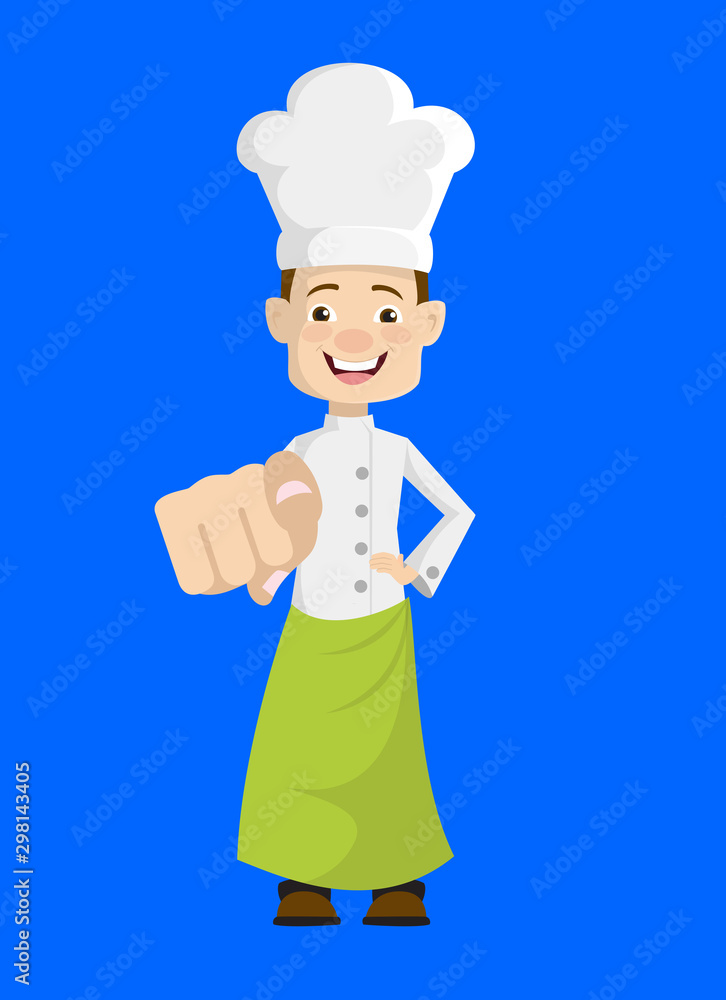Chef - Laughing and Pointing Chef - Laughing and Pointing