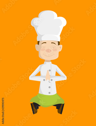 Chef - Sitting and Praying
