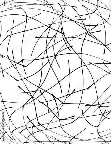 Chaotic Lines, Random Chaotic Lines, Scattered Lines, Random Chaotic Lines Asymmetrical Texture