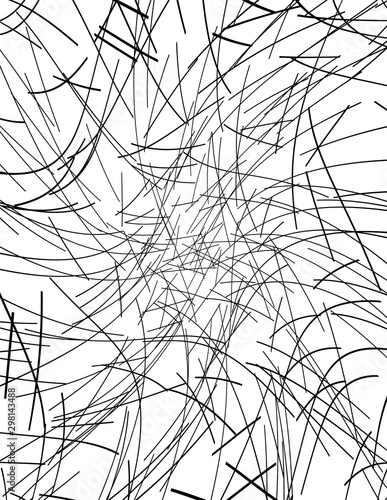 Chaotic Lines, Random Chaotic Lines, Scattered Lines, Random Chaotic Lines Asymmetrical Texture