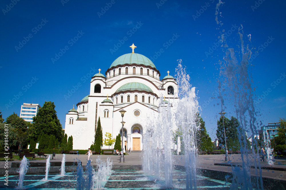 Temple of Saint Sava, Belgrade, Serbia.