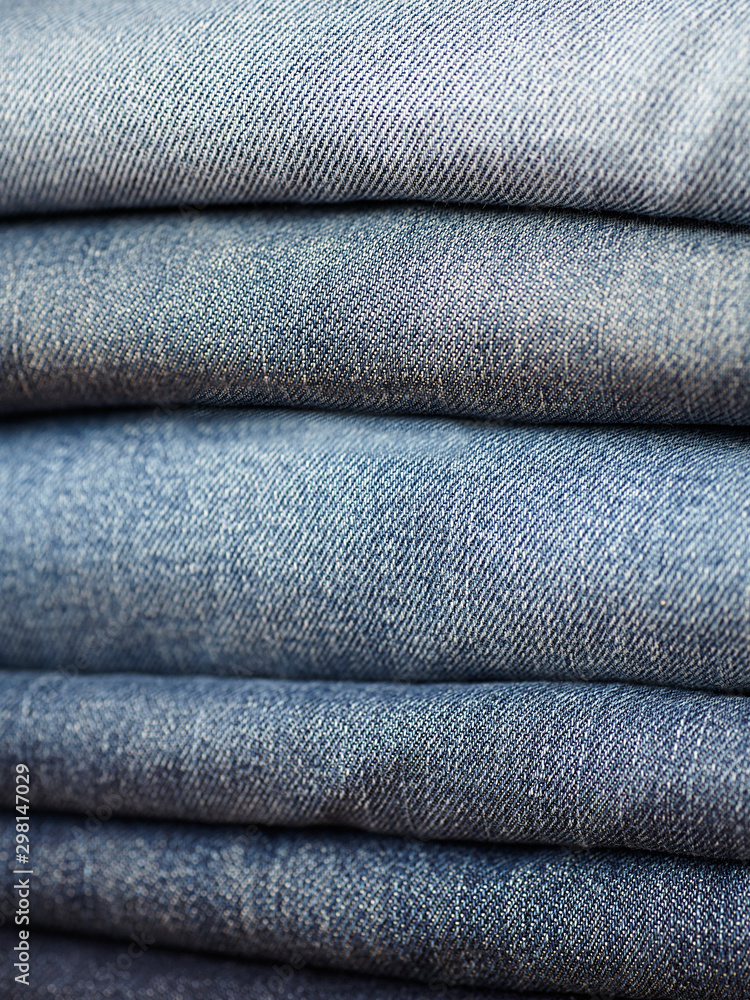 the blue jeans fabric details