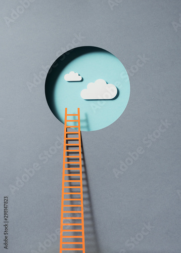 Ladder and sky