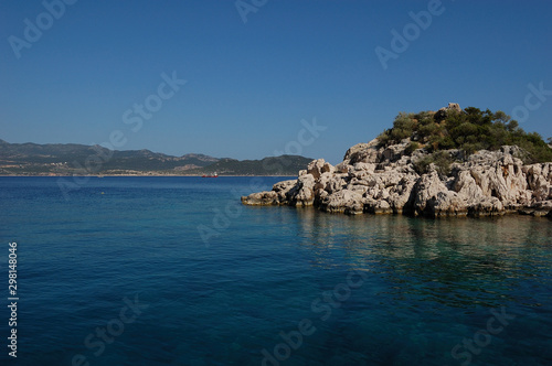 A small isle near Çukurbağ peninsula, Kaş, Turkey