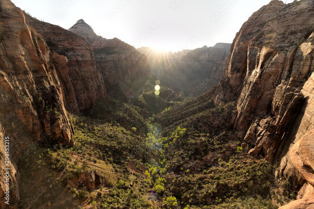 Fototapeta premium Canyon Sunset in Zion