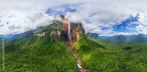 Aerial view of Angel Falls photo