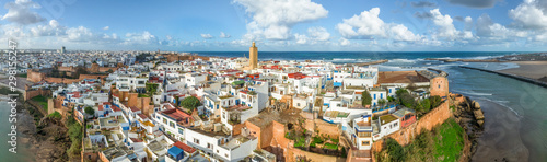 Panoramic aerial view of Rabat city, Morocco photo