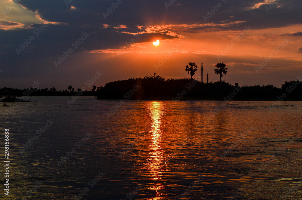 Rufiji river sunset