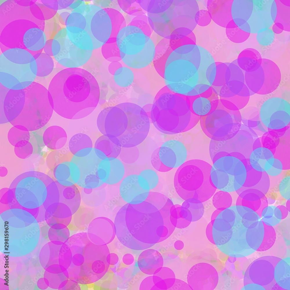 abstract pink background with circles