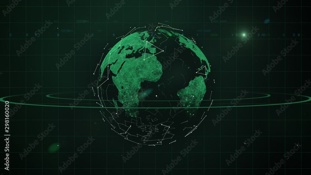 Virtual traveling to the virtual planet in outer space. Virtual traveling to the virtual planet in outer space.