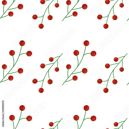 This is seamless pattern texture of Christmas tree on white background.