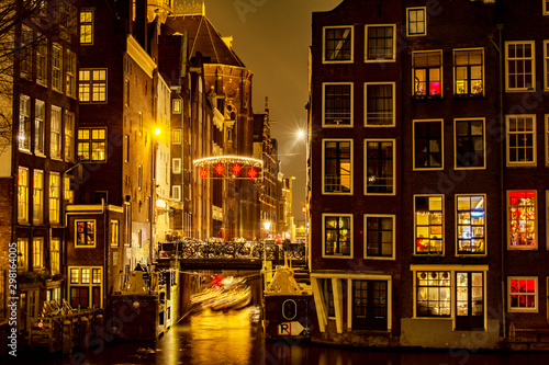 Fototapeta Naklejka Na Ścianę i Meble -  Amsterdam at night