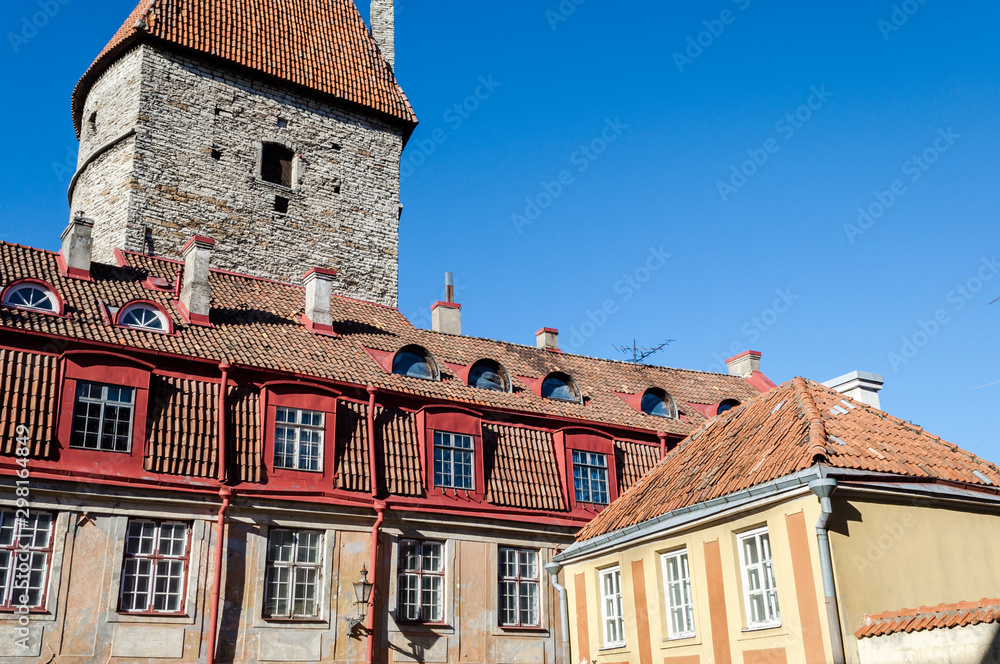 Obraz premium Street in Tallinn Old Town