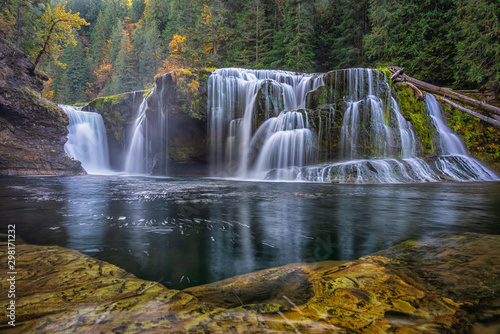 Beautiful tranquil waterfall