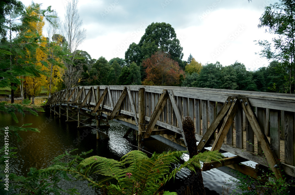 wooden bridge wooden bridge