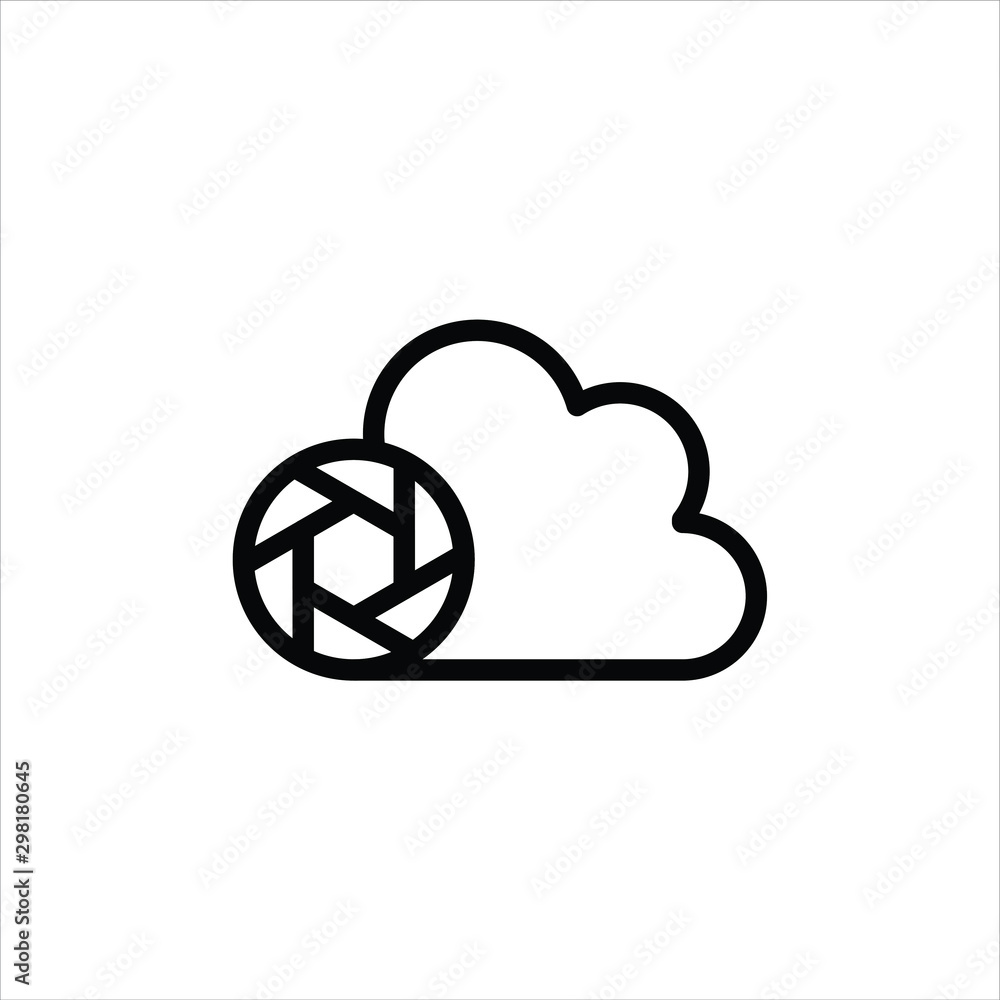 cloud camera logo vector template download cloud camera logo vector template download