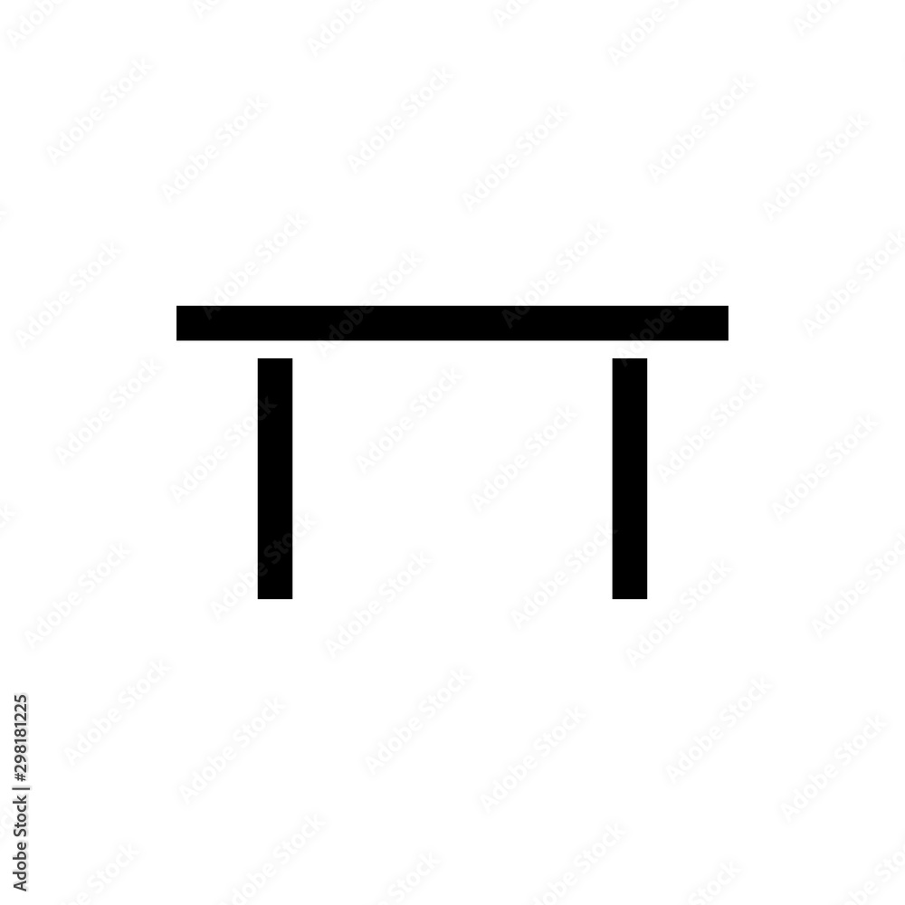 Table icon trendy Table icon trendy