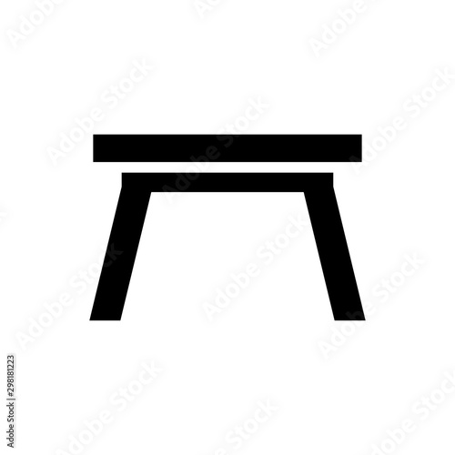 Table icon trendy