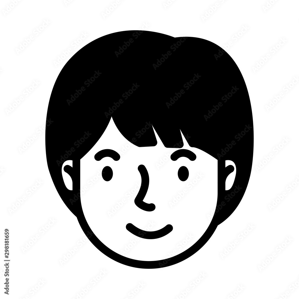 head man face avatar character head man face avatar character