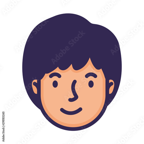 head man face avatar character