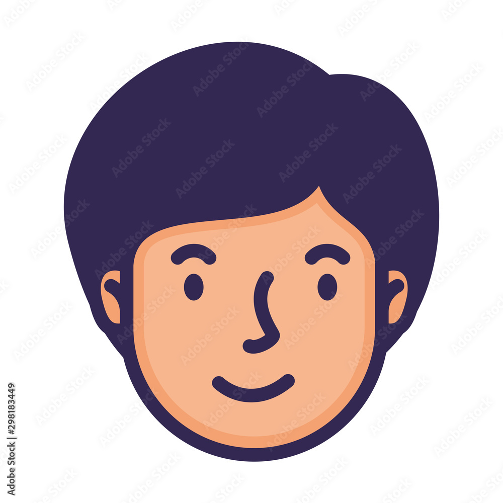 head man face avatar character head man face avatar character