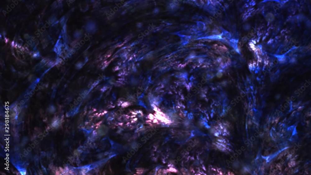 Dark Evil Falling Particles on Purple and Blue Sinister Texture Abstract Background Texture