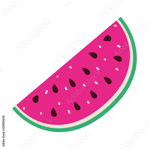 fresh fruit watermelon pop art style