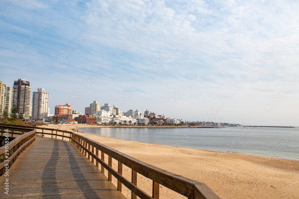 Fototapeta premium Praia de Punta del Este, Uruguai