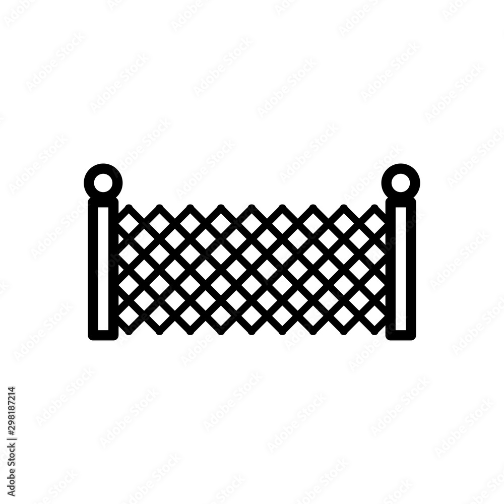 Naklejka premium Gate or fence icon