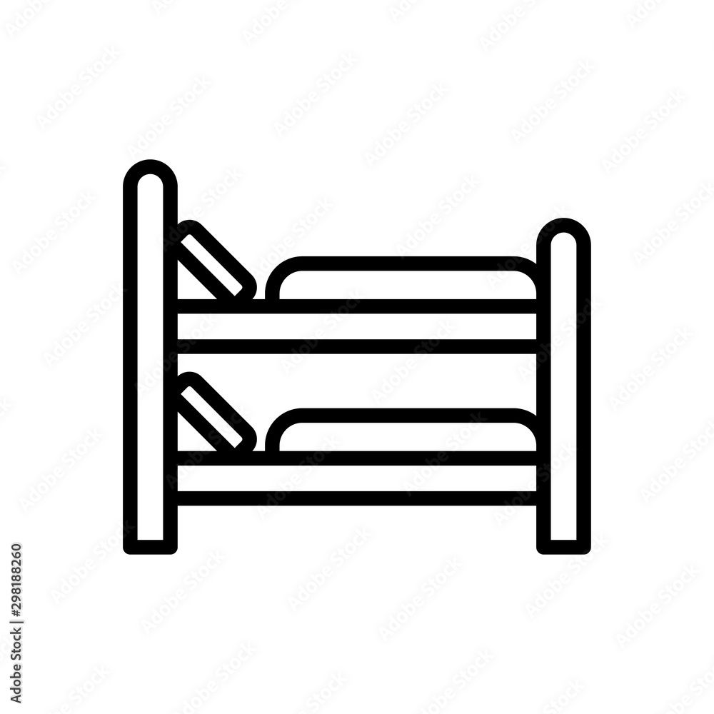 bed icon trendy bed icon trendy