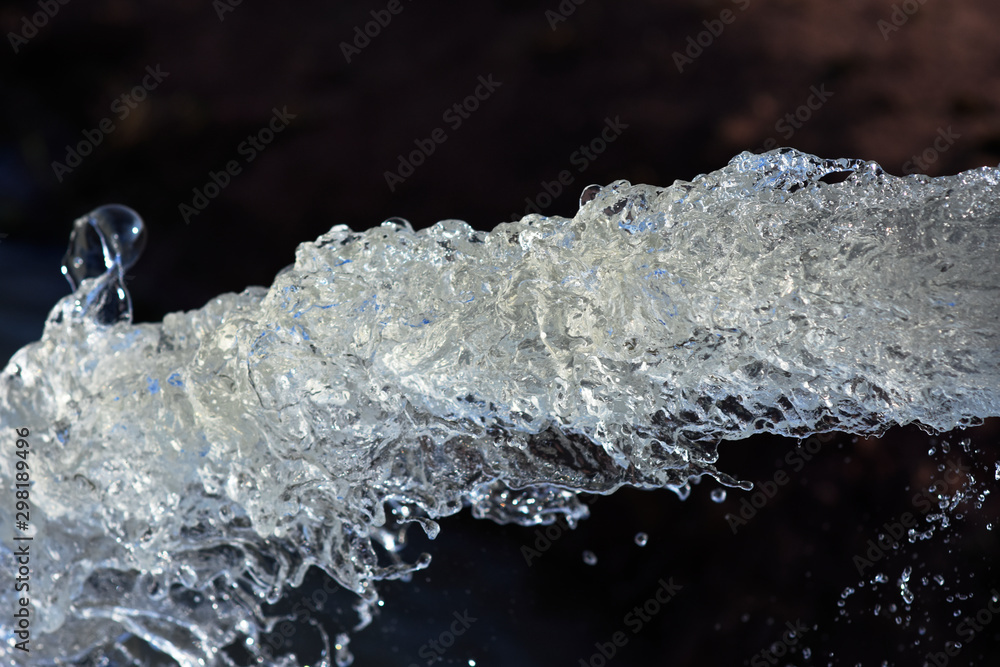 water flow out from pipe by pump supply for dry season water flow out from pipe by pump supply for dry season