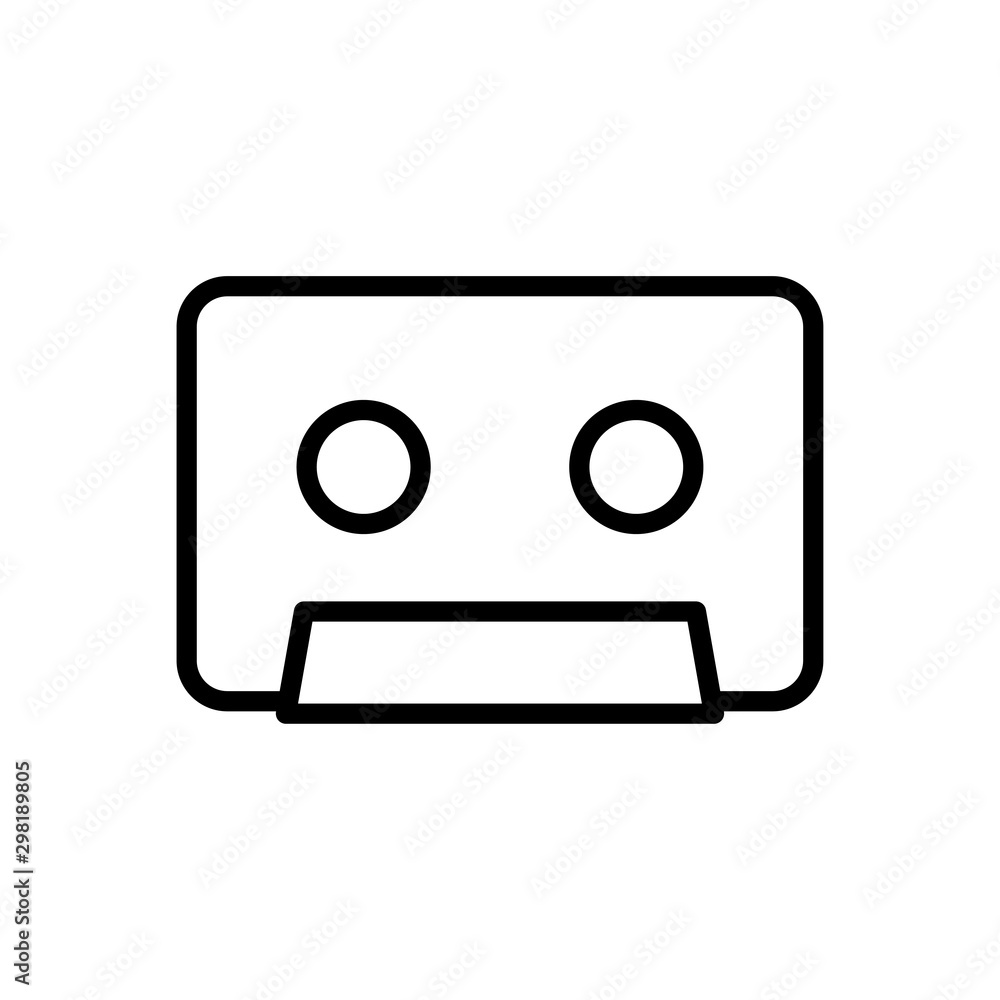 Cassette icon trendy Cassette icon trendy