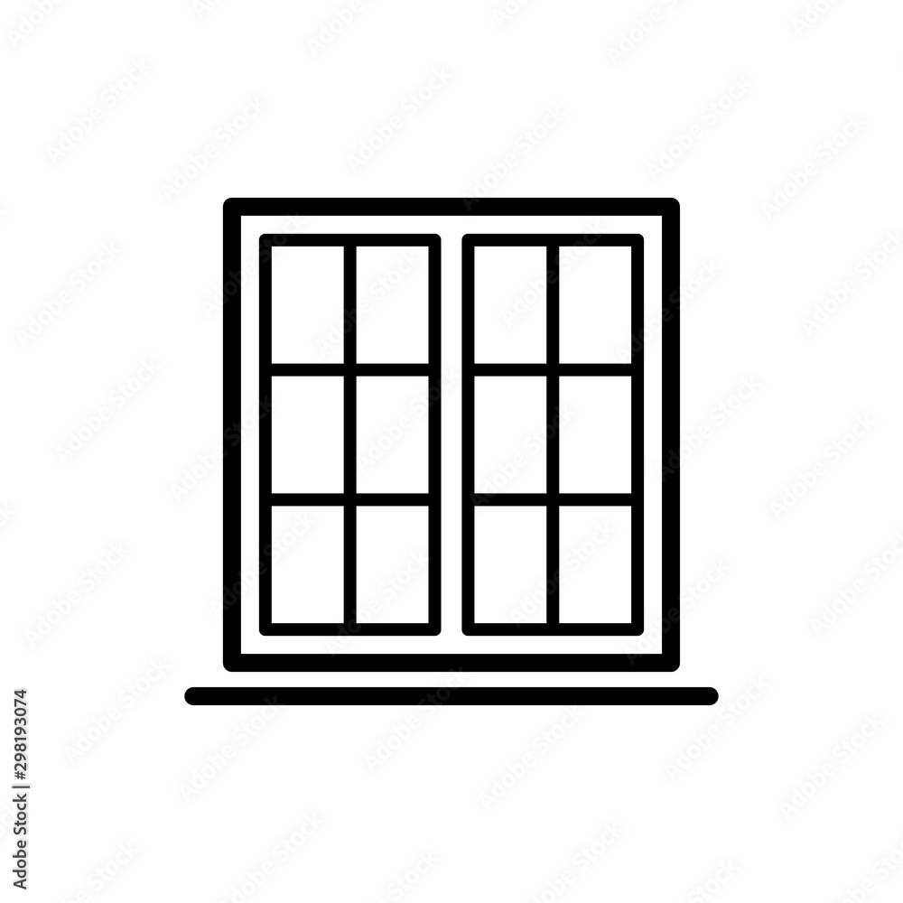 Window icon trendy Window icon trendy