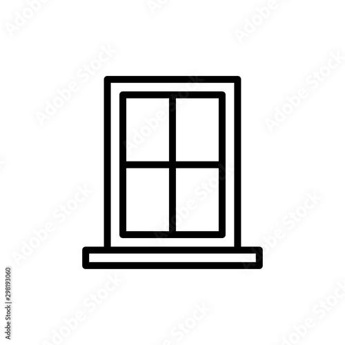 Window icon trendy