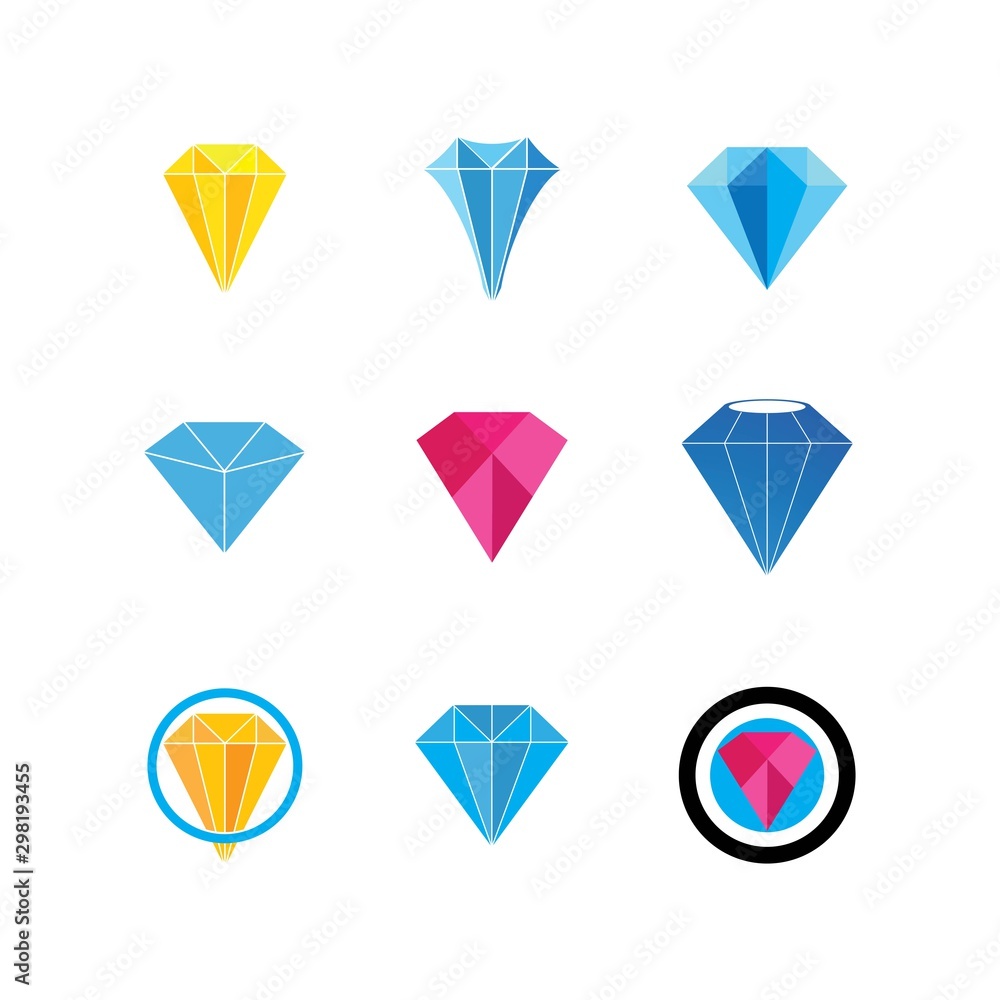 Diamond logo vector