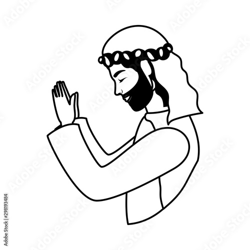 saint joseph manger character icon