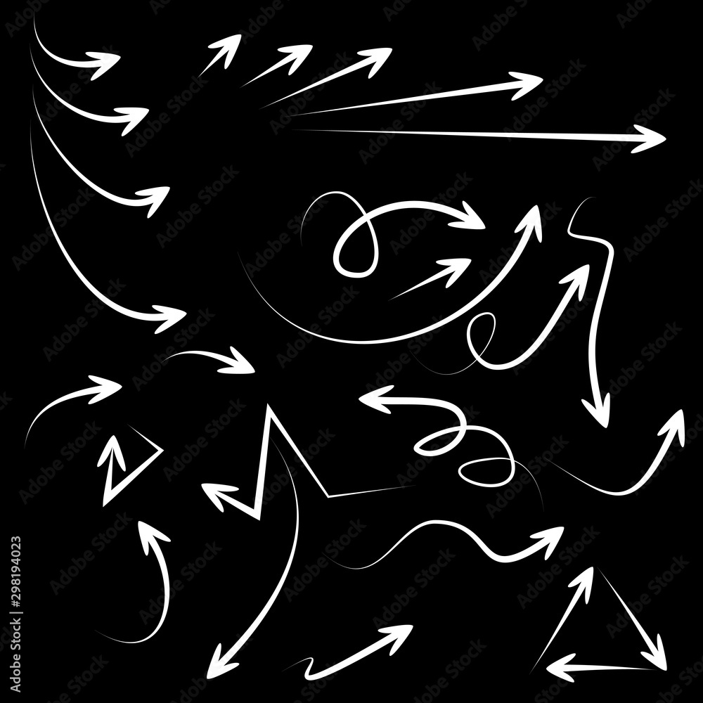Abstract arrows in doodle style for concept design. Illustration of Sketch Handmade Doodle Vector Arrow Set. Set of Arrow Hand Drawn Design Element. Abstract arrows in doodle style for concept design. Illustration of Sketch Handmade Doodle Vector Arrow Set. Set of Arrow Hand Drawn Design Element.