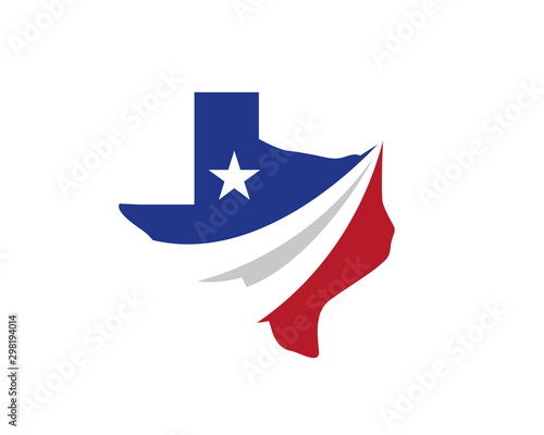 Creative Texas Logo, Icon, vector illustration