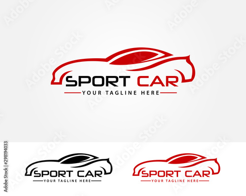 Creative Auto style car logo design, Vector Template with concept sports vehicle.