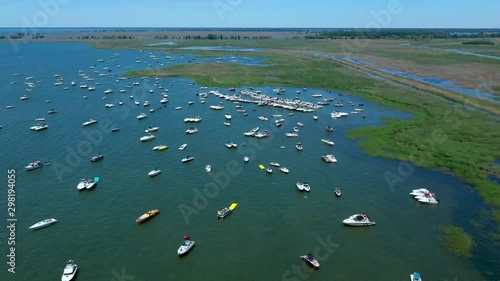 Boat party at Michigan's Lake St. Clair