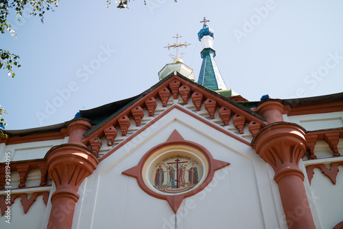 Irkutsk is an old city in Russia with a picturesque valley of the Angara River