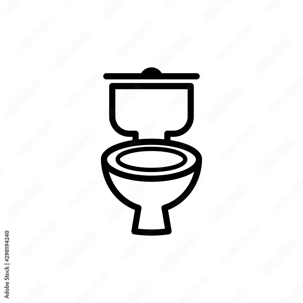 Toilet bowl icon Toilet bowl icon