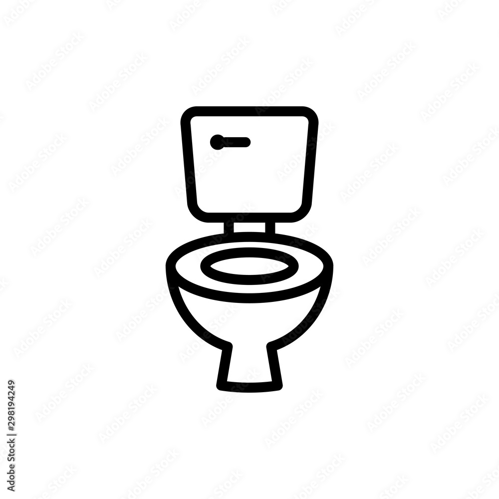 Toilet bowl icon Toilet bowl icon