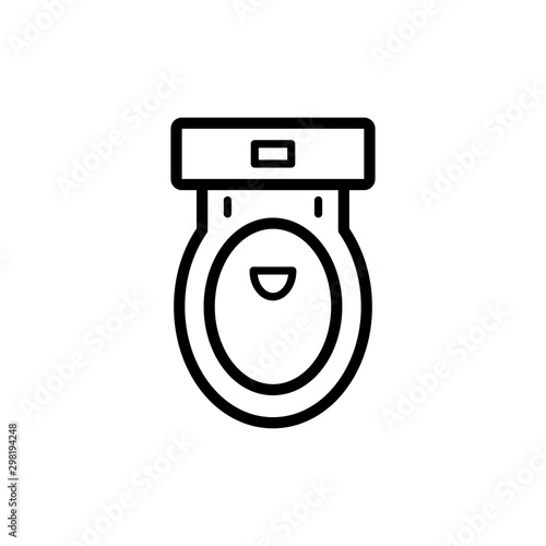 Toilet bowl icon