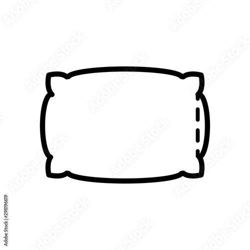 Pillow icon trendy