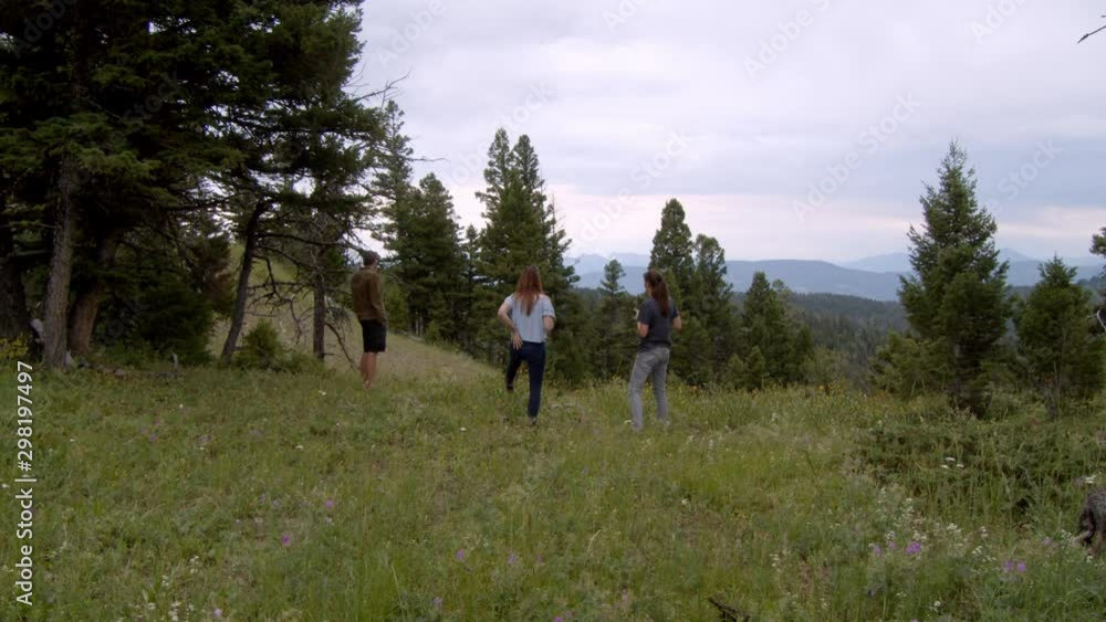 Walking in Rural Montana, United States Walking in Rural Montana, United States