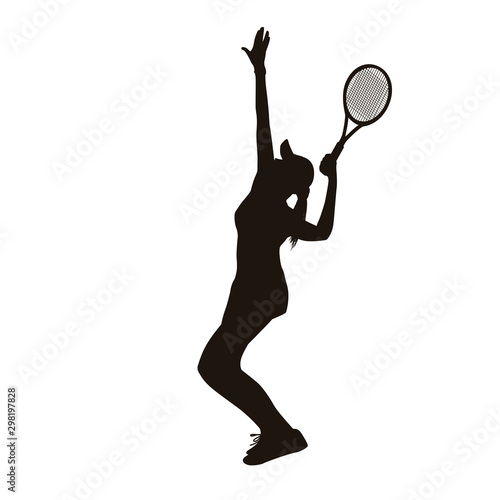 Tennis Silhouette © adidesigner23