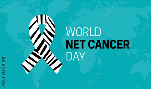 World NET Cancer Day Background Illustration