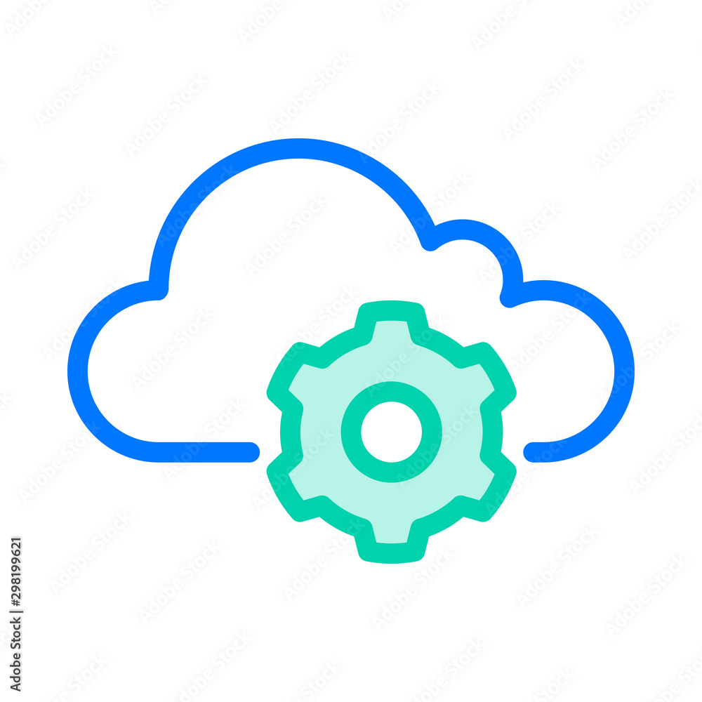 Cloud settings icon. Cloud Computing Icon. Simple glyph style. Perfect symmetrical. Cloud settings icon. Cloud Computing Icon. Simple glyph style. Perfect symmetrical.